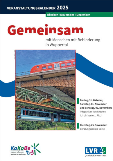 Titelseite vom Gemeinsam Kalender Oktober bis Dezember