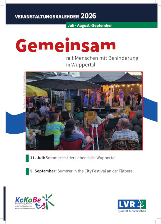 Titelseite des Gemeinsamkalenders