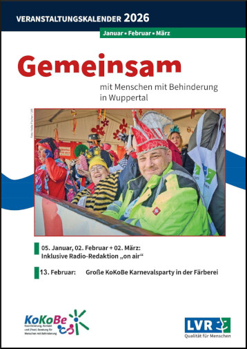 Titelseite vom Gemeinsam Kalender Januar bis M�rz